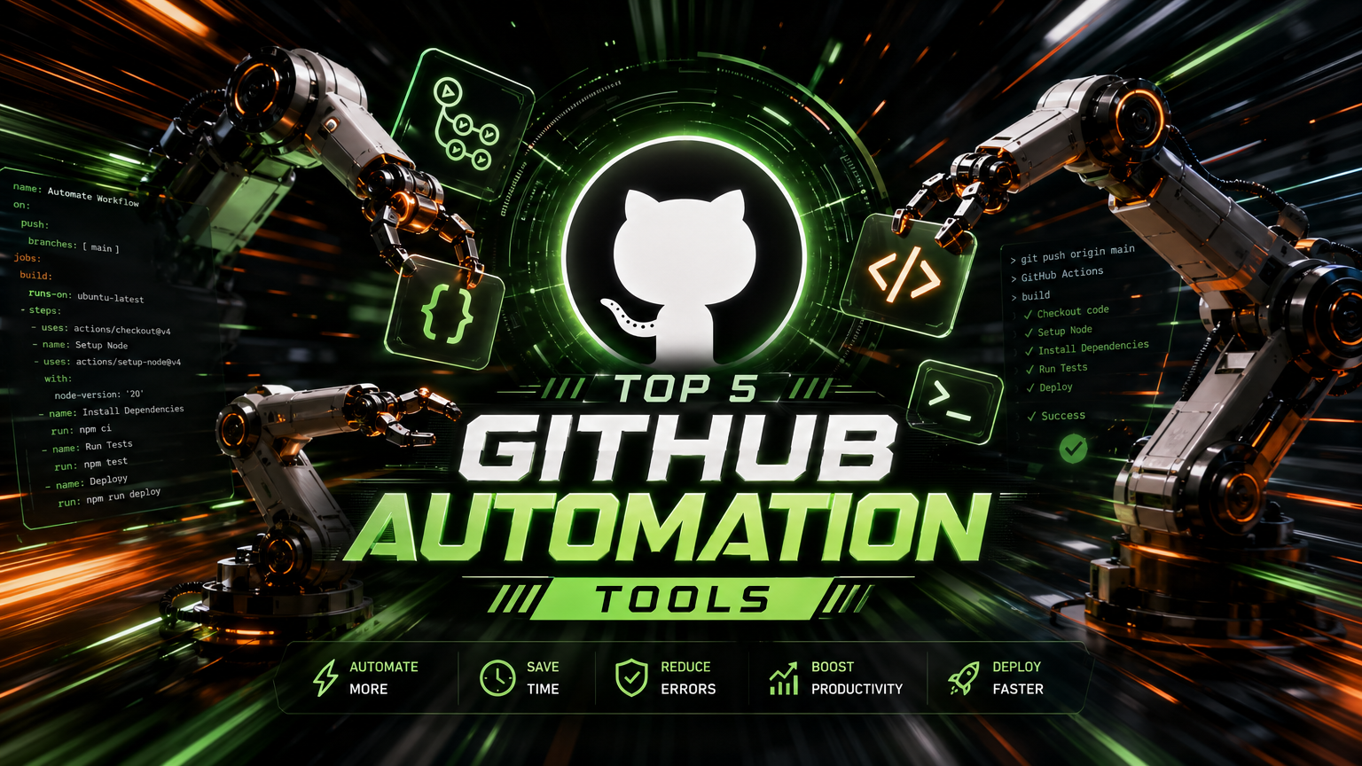 Top 5 GitHub Automation Tools for Developers